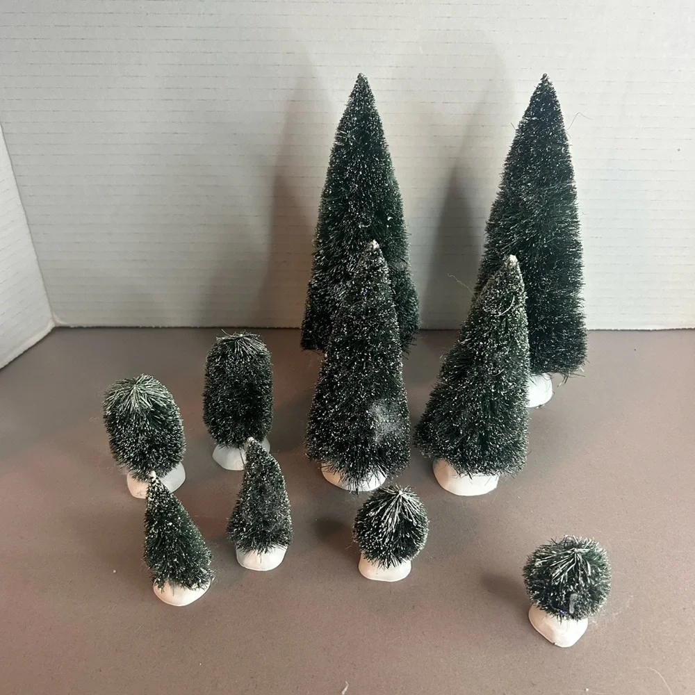Department 56 Festive Green Miniature Tree Set